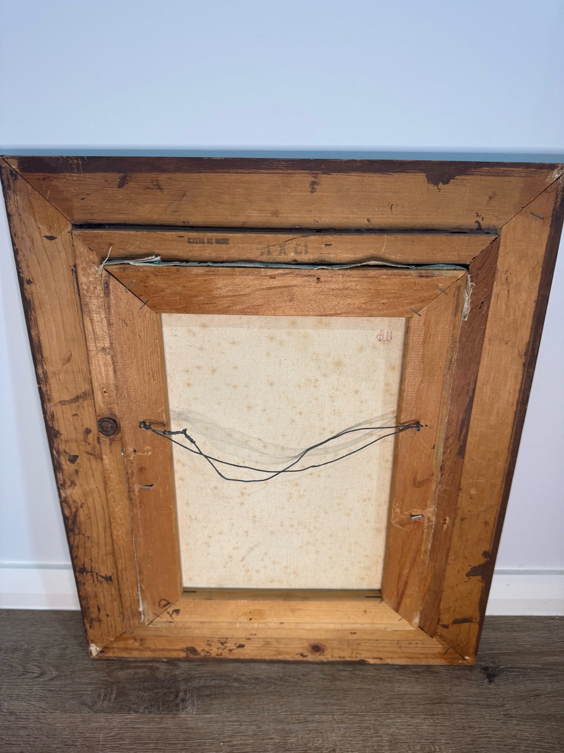 Still Mountains – Vintage Mid-Century Framed Oil Painting by B. Armstrong